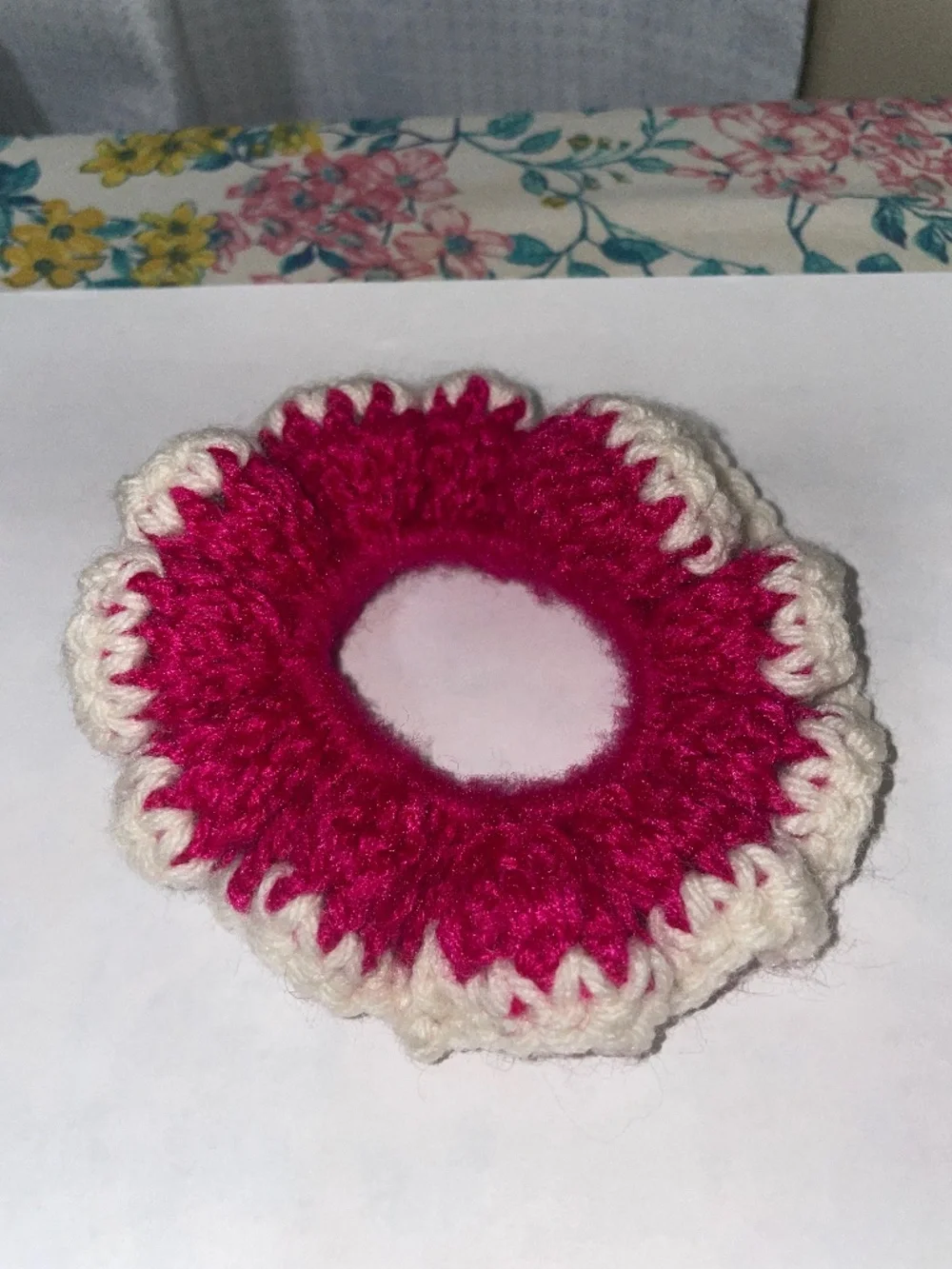 Crochet Hair scrunchie